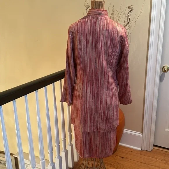 Shanghai 🔥dress with a coat. Silk 2 piece - Picture 3 of 13